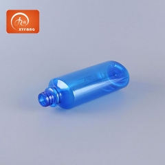 500ml Pet Plastic bottle with lotion pump Luxury shampoo bottle Transparent blue shower gel bottle Hand wash bottle
