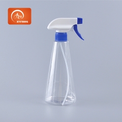 500ml 0.5L CLear PET bottle Wholesale Spray bottle White Trigger nozzle mist sprayer Watering Garden House cleaning