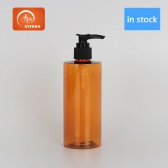 300ml Pet Plastic bottle with lotion pump Luxury shampoo bottle Blue shower gel bottle Big capacity hand wash bottle