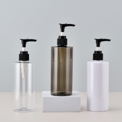 300ml Pet Plastic bottle with lotion pump Luxury shampoo bottle Blue shower gel bottle Big capacity hand wash bottle