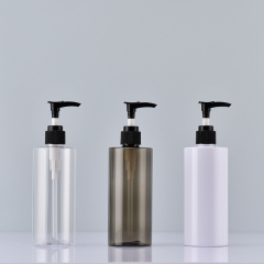 300ml Pet Plastic bottle with lotion pump Luxury shampoo bottle Blue shower gel bottle Big capacity hand wash bottle