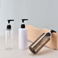 300ml Pet Plastic bottle with lotion pump Luxury shampoo bottle Blue shower gel bottle Big capacity hand wash bottle