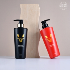 500ml高档酒店洗液瓶电镀泵头压洗发瓶