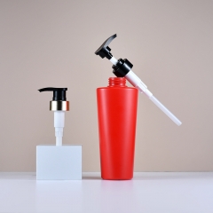 500ml高档酒店洗液瓶电镀泵头压洗发瓶