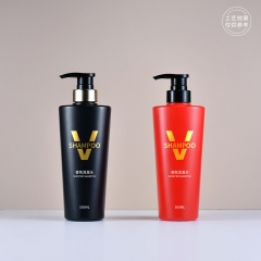 500ml高档酒店洗液瓶电镀泵头压洗发瓶