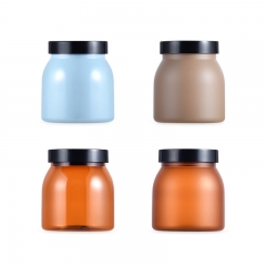 300g Face cream bottle pet Tea Exfoliating Eye Cream dispenser pp plastic bottle Cosmetic cream bottle
