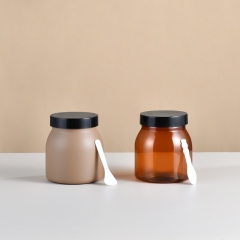 300g Face cream bottle pet Tea Exfoliating Eye Cream dispenser pp plastic bottle Cosmetic cream bottle