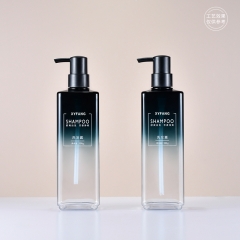 500ml square lotion bottle Cosmetics dispenser bottle pressed shampoo bottle