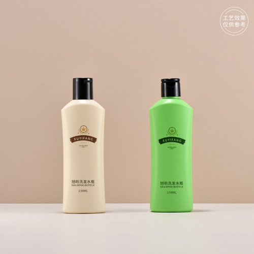 230ml翻盖乳液瓶男士洗发水瓶子洗护包材hdpe塑料按压瓶