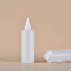400ml clear nail polish glue press bottle Nozzle bottle Cleaner Plastic bottle Squeeze bottle