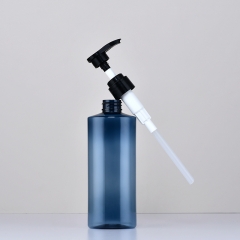300ml Oblique Shoulder shampoo bottle High-end body lotion bottle pet body wash lotion bottle