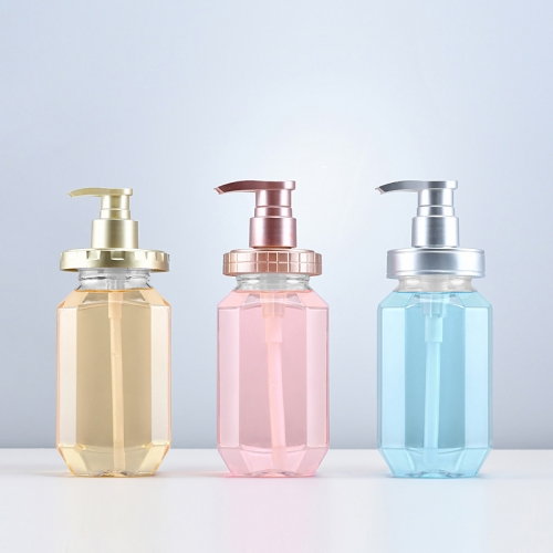 440ml shampoo bottle High-end body lotion bottle pet body wash lotion bottle