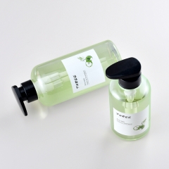 300/500/750ml圆肩洗发水瓶塑料沐浴露瓶大容量瓶