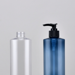 300ml Oblique Shoulder shampoo bottle High-end body lotion bottle pet body wash lotion bottle