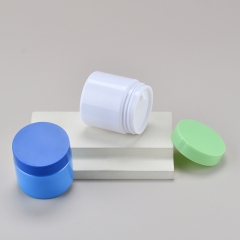 30~60g face cream eye mask bottle transparent wide mouth bottle pet cosmetic cream bottle