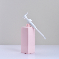 600/750ml square lotion bottle Large volume shampoo and body wash bottle