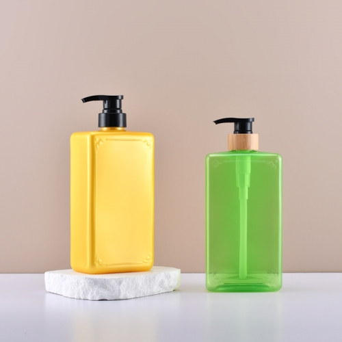 Square Lotion bottle Press 850ml hand sanitizer Shower gel Shampoo dispenser pet shampoo bottle