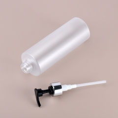 500ml shower Gel bottle High-end men's Scrub Lotion dispenser Stylish Flat Shoulder shampoo bottle
