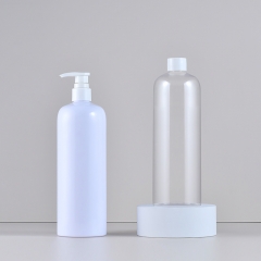 500ml Lotion Bottle Cosmetics bottle Body Lotion Bottle pet Round Shoulder shower gel Shampoo bottle