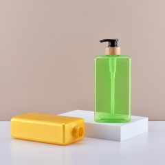 Square Lotion bottle Press 850ml hand sanitizer Shower gel Shampoo dispenser pet shampoo bottle