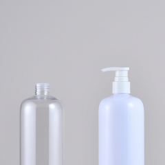500ml Lotion Bottle Cosmetics bottle Body Lotion Bottle pet Round Shoulder shower gel Shampoo bottle
