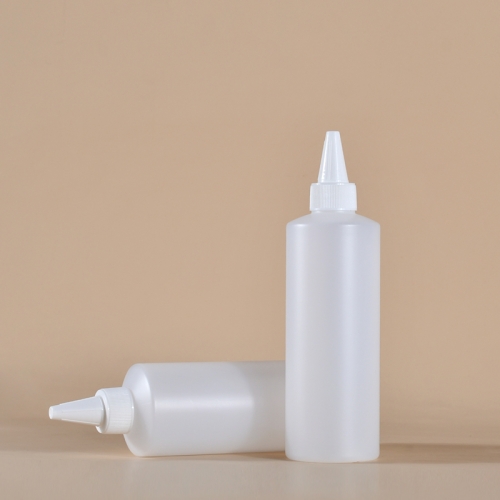 400ml clear nail polish glue press bottle Nozzle bottle Cleaner Plastic bottle Squeeze bottle