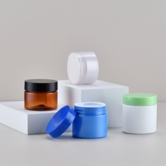 30~60g face cream eye mask bottle transparent wide mouth bottle pet cosmetic cream bottle