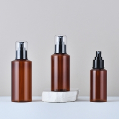 150ml斜肩绿色喷雾瓶精华乳液瓶护发素油瓶