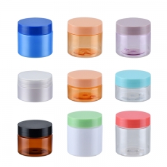30~60g face cream eye mask bottle transparent wide mouth bottle pet cosmetic cream bottle