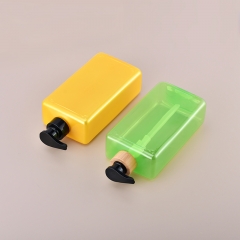 Square Lotion bottle Press 850ml hand sanitizer Shower gel Shampoo dispenser pet shampoo bottle