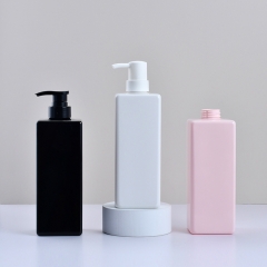 600/750ml square lotion bottle Large volume shampoo and body wash bottle