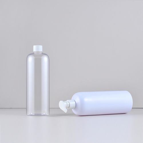 500ml Lotion Bottle Cosmetics bottle Body Lotion Bottle pet Round Shoulder shower gel Shampoo bottle
