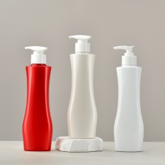 300ml 塑料瓶带泵PET化妆品包装容器洗发水瓶