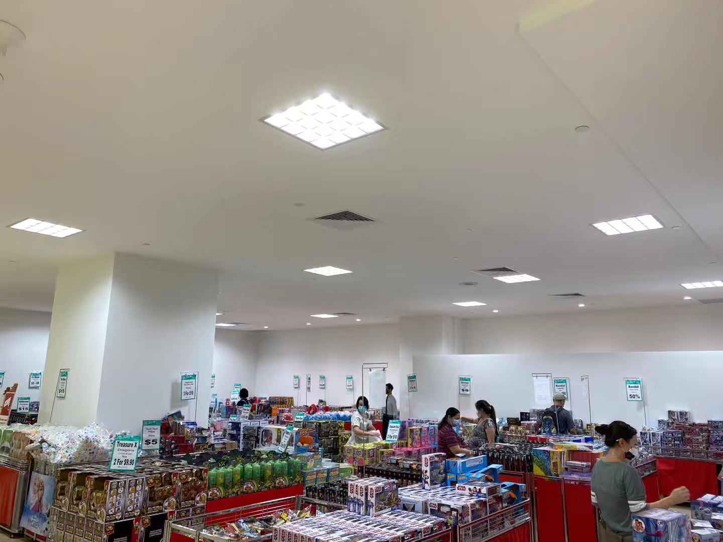 Grille Panel Light for Chain Stores in Singapore