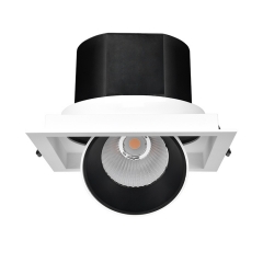 8W 15W 20W Ultra Anti-glare Recessed Ceiling Spotlight COB LED Downlight for Hotel, Home, Restaurant