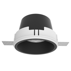 Round Square Recessed Lighting Led Trimless Downlight Fixture Replace GU10 MR16