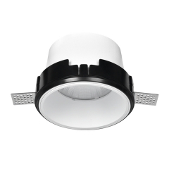Round Square Recessed Lighting Led Trimless Downlight Fixture Replace GU10 MR16