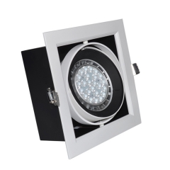 Multiple Adjustable 2X20W 3X20W 4X20W Recessed AR111 Square Led Downlight