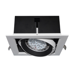 Multiple Adjustable 2X20W 3X20W 4X20W Recessed AR111 Square Led Downlight