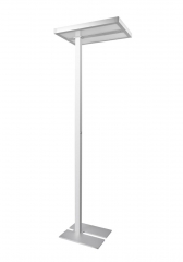 Lampadaire de bureau GRAND, lampe sur pied, 4000K 110W, gradation tactile et chargeur USB