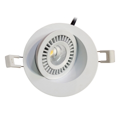 7W 90lm/w Tiltable Spotlight Recessed Adjustable Led Downlight