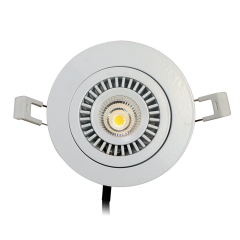 7W 90lm / w Solução AC embutida ajustável Led Downlight