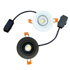 7W 90lm / w Solução AC embutida ajustável Led Downlight