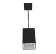 ECHO LED Pendant Light Square Style Head with Adjustable Pendant Wire for Restaurant,Dining Room, Residential SYC6111