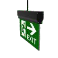 EXIT SIGNS for Emergency with Multiple Installation Methods Suit for All Escape Ways of Buildings
