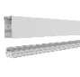 LED Linear Lamp Up and Down Lighting Aluminum Housing for Office Building, School, Hospital, Shopping Mall