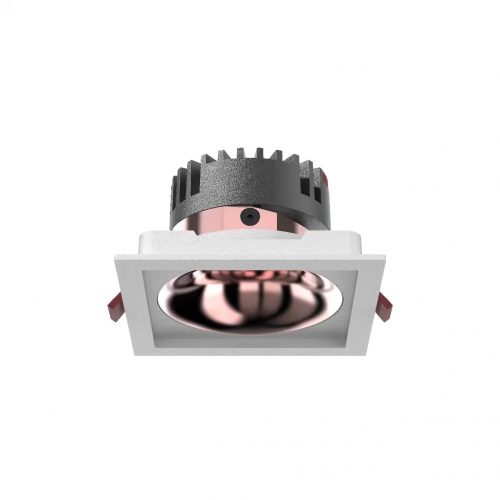 SNAIL Series LED Recessed Installation Downlight Square One Hole for Hotels, Retail, Supermarket SYD6340