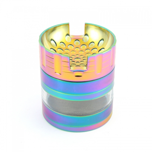 colorful 4 part Herb grinder