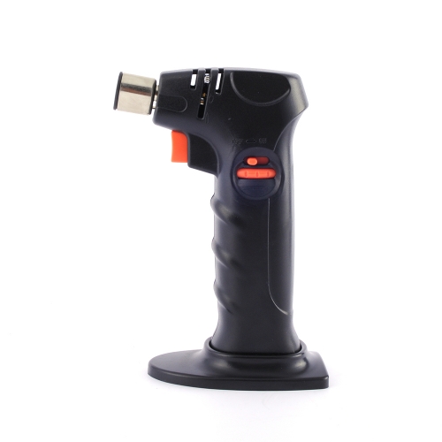 Black kitchen butane torch lighter