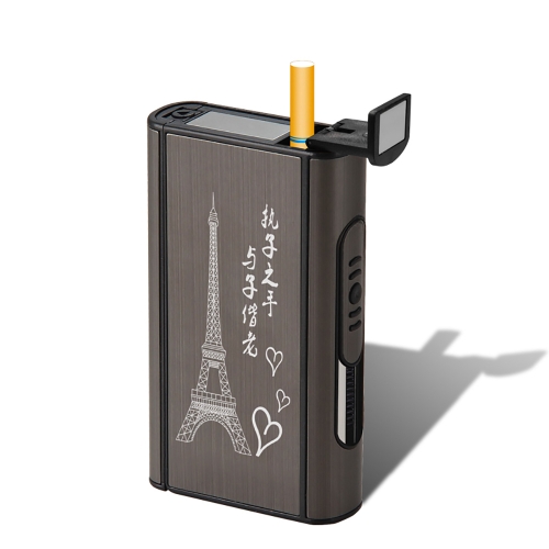 metal cigarette case with usb lighter